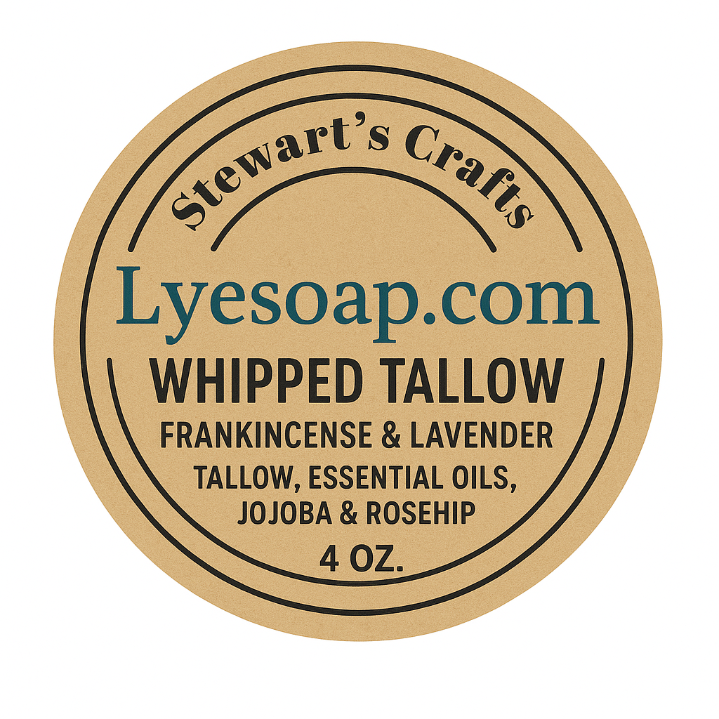 Whipped Tallow Moisturizing Cream Frankincense & Lavender