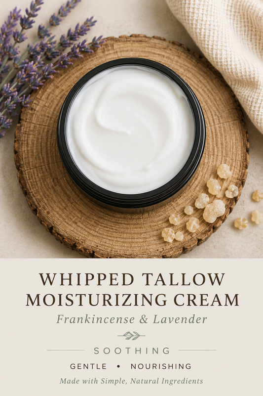 Whipped Tallow Moisturizing Cream Frankincense & Lavender